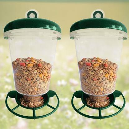 Imaginea Hranătoare pentru păsări pe geam