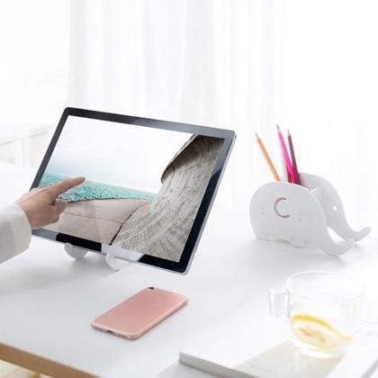 Imaginea din Suport de birou pentru pixuri/telefon - elefant