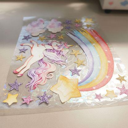 Imaginea Autocolant pentru fereastră pentru copii - unicorn