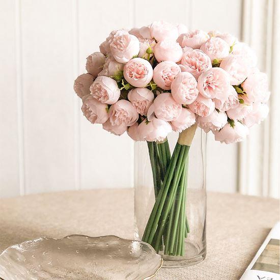 Imaginea din Buchetă artificială - bujor, 9 tulpini