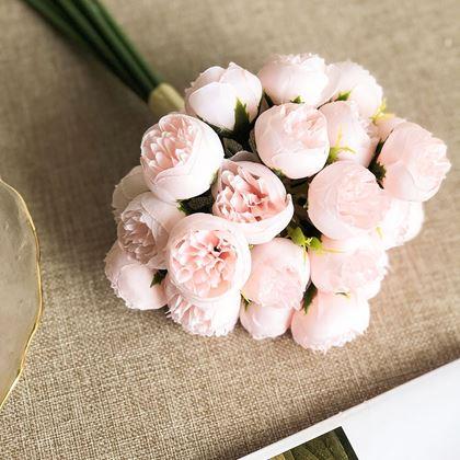 Imaginea din Buchetă artificială - bujor, 9 tulpini