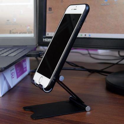 Imaginea din Suport metalic pentru telefon mobil - negru
