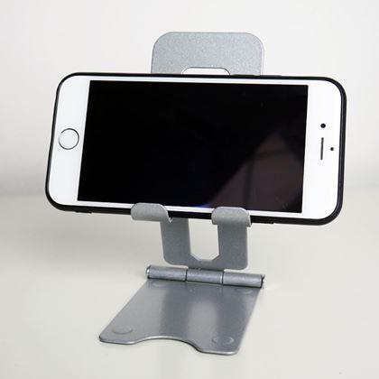 Imaginea din Suport metalic pentru telefon mobil - argintiu