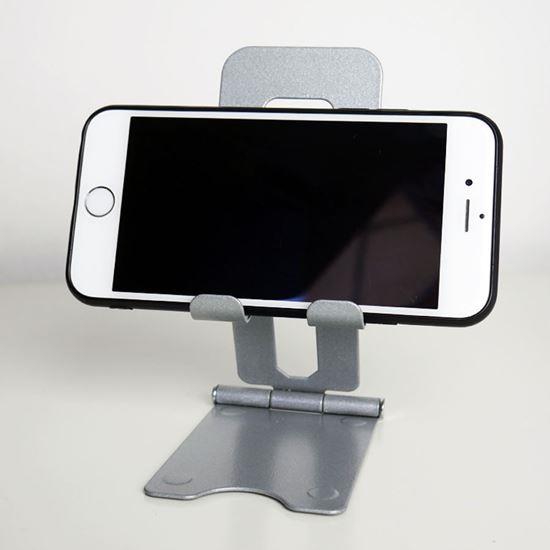 Imaginea din Suport metalic pentru telefon mobil - argintiu