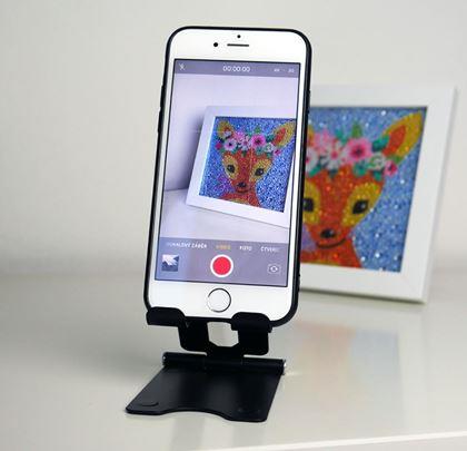 Imaginea din Suport metalic pentru telefon mobil - negru