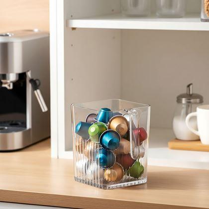 Imaginea din Organizator transparent pentru frigider cu mâner