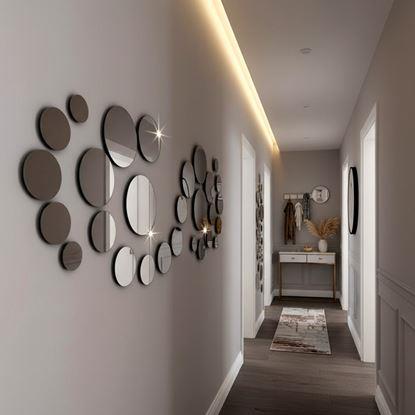 Imaginea Etichete pentru perete/oglindă - rotițe 32 buc