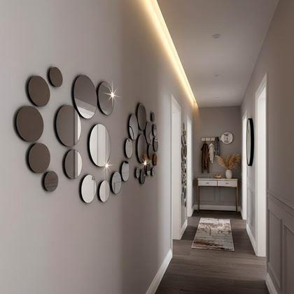 Imaginea din Etichete pentru perete/oglindă - rotițe 32 buc