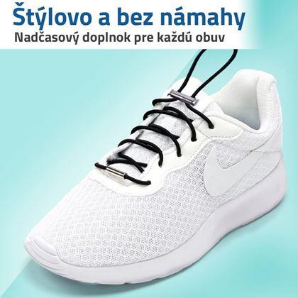 Imaginea din Șireturi fixare rapidă  -  alb