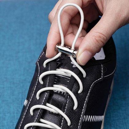 Imaginea din Șireturi fixare rapidă  -  alb