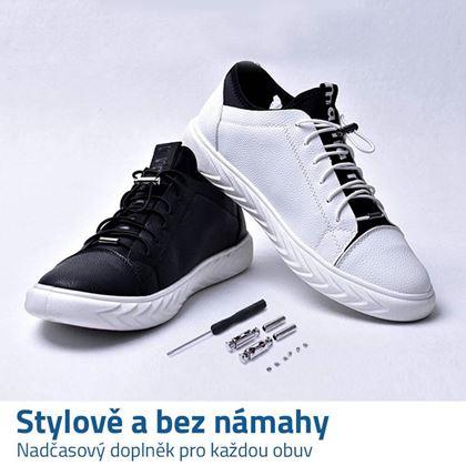 Imaginea din Șireturi fixare rapidă  -  alb