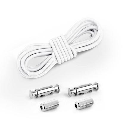 Imaginea din Șireturi fixare rapidă  -  alb