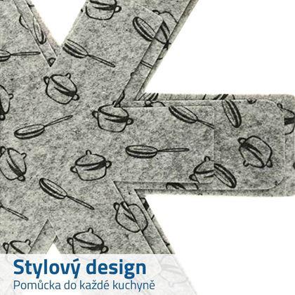 Imaginea din Tocător între tigăi și vase 35,5 cm