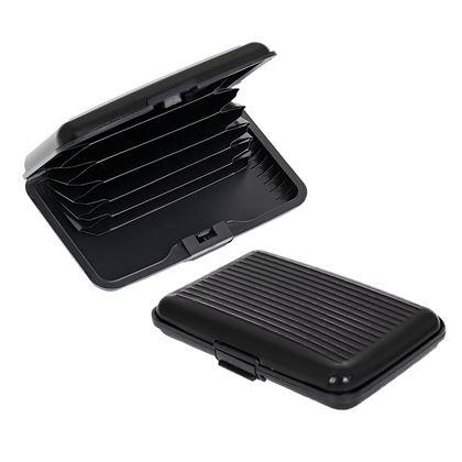 Imaginea din Portofel practic/cutie metalică pentru carduri - negru