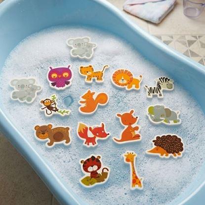 Imaginea Animale din spumă pentru baie, 15 buc