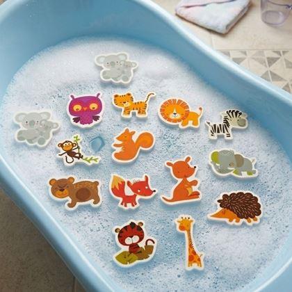 Imaginea din Animale din spumă pentru baie, 15 buc