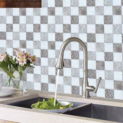 Imaginea din Samolepící obklady 6 ks - šedé