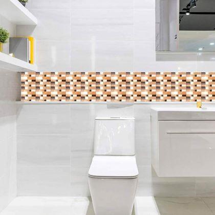 Imaginea din Samolepící obklady 6 ks - hnědé