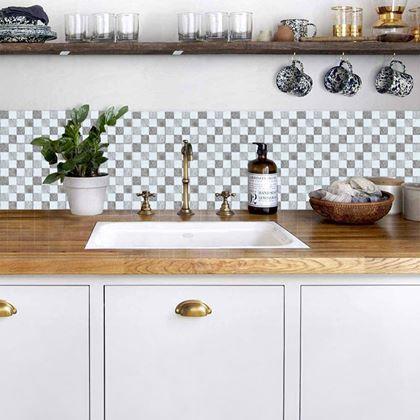 Imaginea din Samolepící obklady 6 ks - šedé