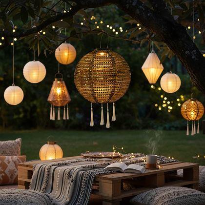 Imaginea din Lampion solar decorativ