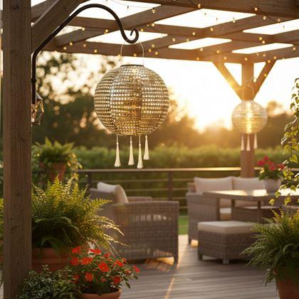 Imaginea din Lampion solar decorativ