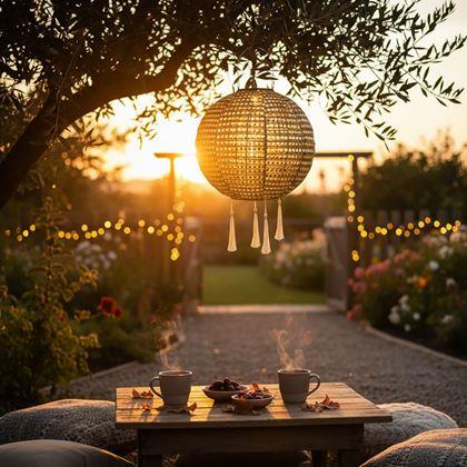 Imaginea din Lampion solar decorativ