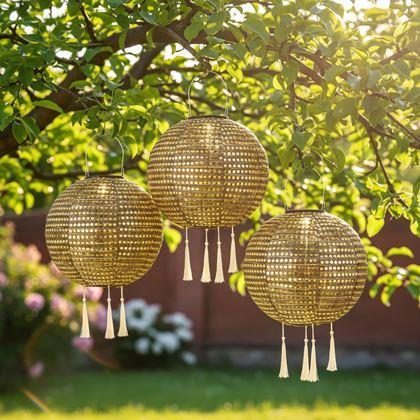 Imaginea din Lampion solar decorativ