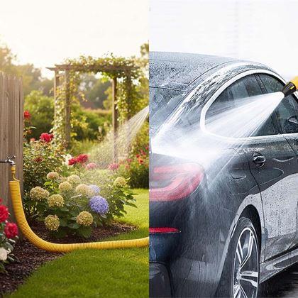 Imaginea din Furtun de grădină spirală cu pistol, 20 m