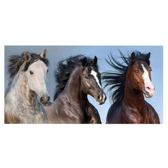 Imaginea din Prosop de bumbac cu cai sălbatici 70x140 cm