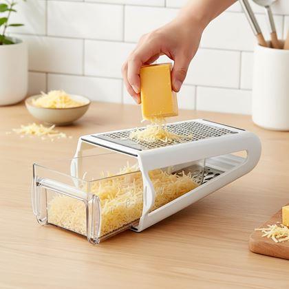 Imaginea din Răzătoare bidirecțională cu recipient de colectare