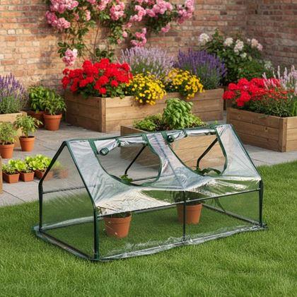 Imaginea din Mini seră din folie 120 x 60 x 61 cm