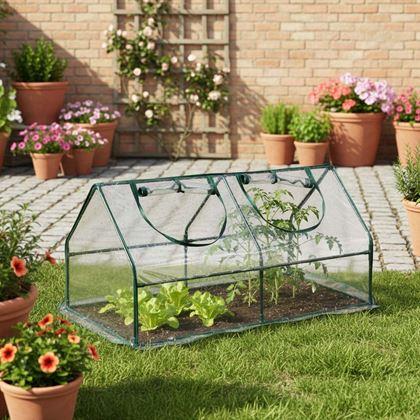 Imaginea din Mini seră din folie 120 x 60 x 61 cm