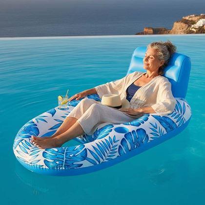 Imaginea din Scaun gonflabil pentru apă cu suporturi pentru băuturi