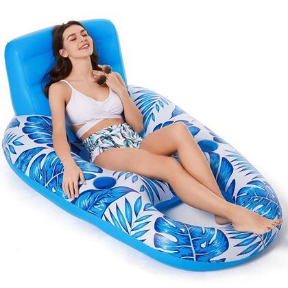 Imaginea din Scaun gonflabil pentru apă cu suporturi pentru băuturi