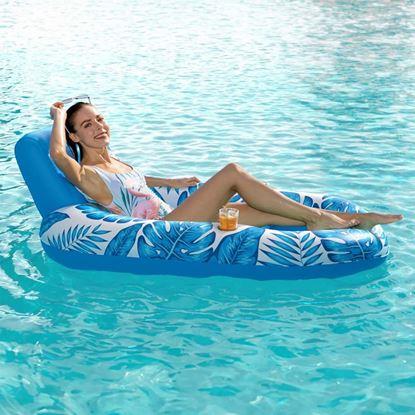 Imaginea Scaun gonflabil pentru apă cu suporturi pentru băuturi