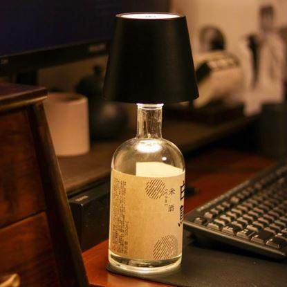 Imaginea Lămpa tactilă pentru sticlă, 3 moduri de iluminare