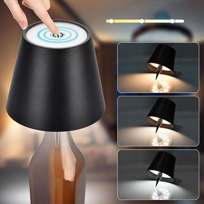 Imaginea din Lămpa tactilă pentru sticlă, 3 moduri de iluminare