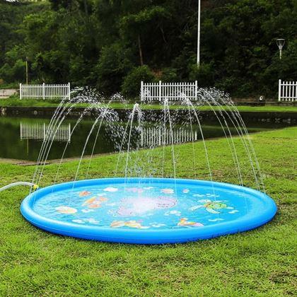 Imaginea din Covoraș de joacă cu apă pentru copii, diametru 97 cm