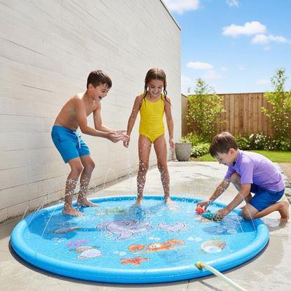 Imaginea Covoraș de joacă cu apă pentru copii, diametru 97 cm