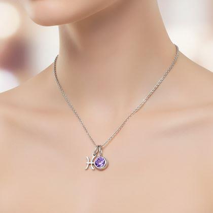 Imaginea din Lanț cu pandantiv semn zodiacal - Pești