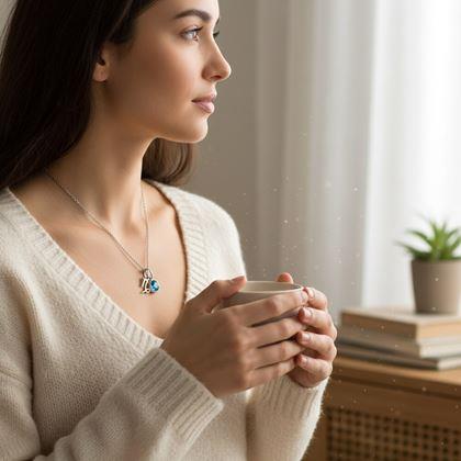 Imaginea din Lanț cu pandantiv semn zodiacal - Capricorn