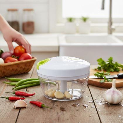 Imaginea din Tocător de bucătărie manual, 3 lame