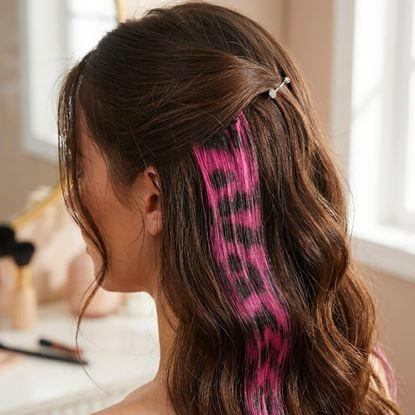 Imaginea Șuviță colorată clip-in 45 cm, coadă de raton