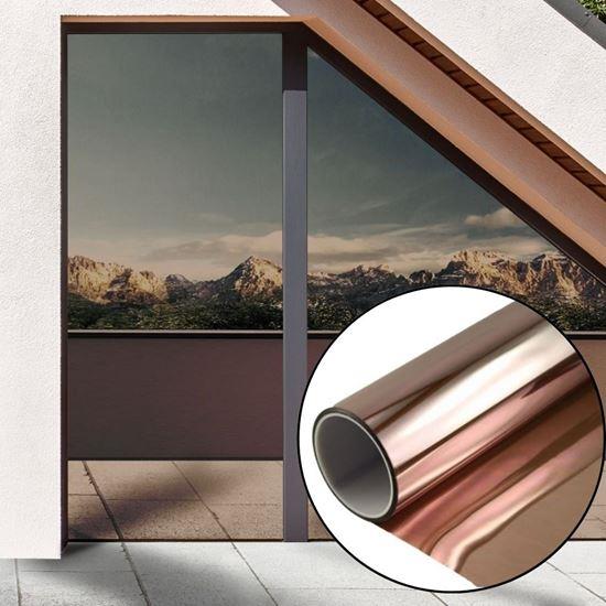 Imaginea din Folie oglindă pentru ferestre 200 cm  - bronz