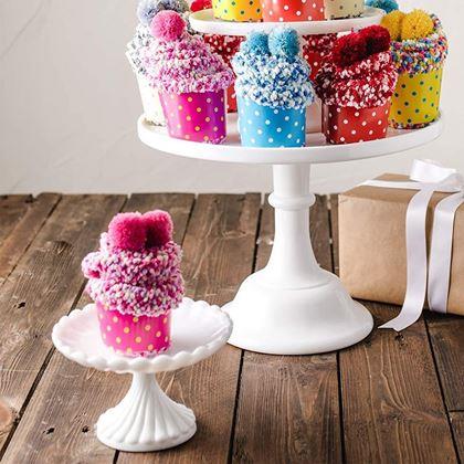 Imaginea din Șosete în ambalaj cadou  -  cupcakes galben
