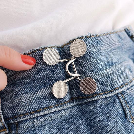 Imaginea din Clemă pentru ajustarea taliei pantalonilor  -  gri