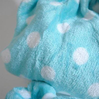 Imaginea din Rochie tip prosop cu bandă pentru păr -  albastru deschis