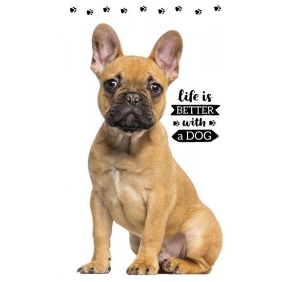 Imaginea din Prosop mic 30x50 cm - bulldog