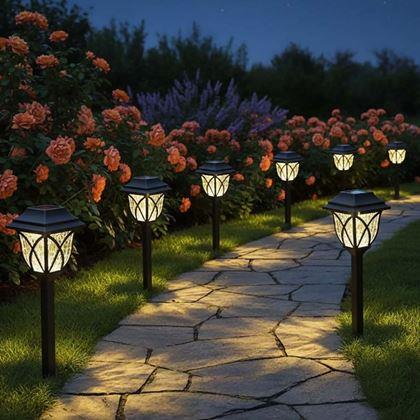 Imaginea din Set 2 lămpi solare LED spre grădină