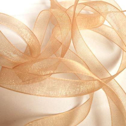 Imaginea din Banda din organza 45 m  -  aurie